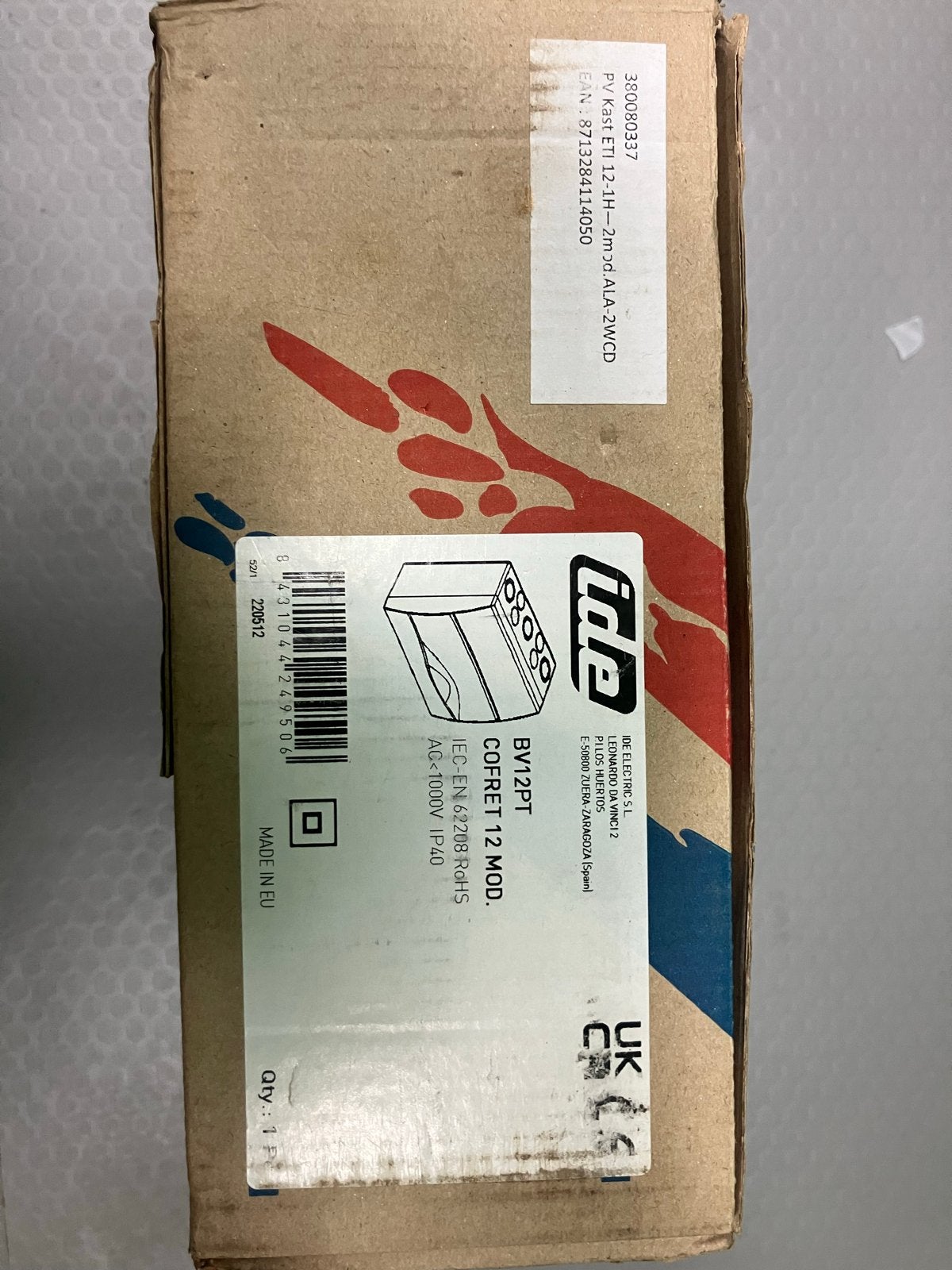 Nieuwe IDE BV12PT COFRETT 12 MOD. verdeelkast, Ophalen of Verzenden, Nieuw, Overige typen
