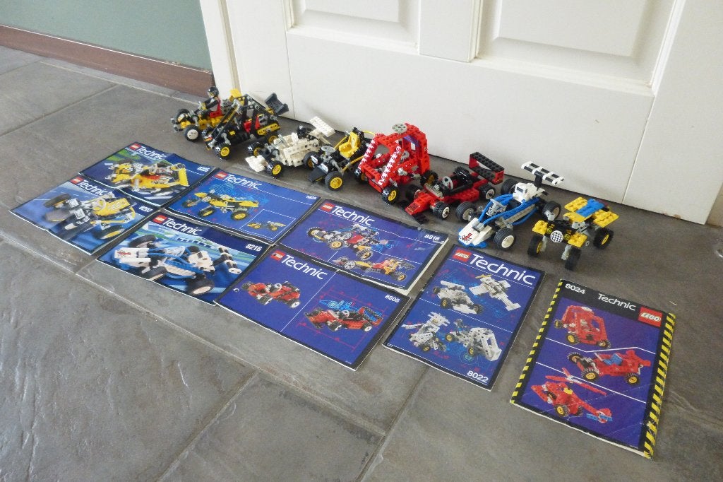 8 Technic Lego setjes te koop, Ophalen, Gebruikt, Lego, Inclusief instructies