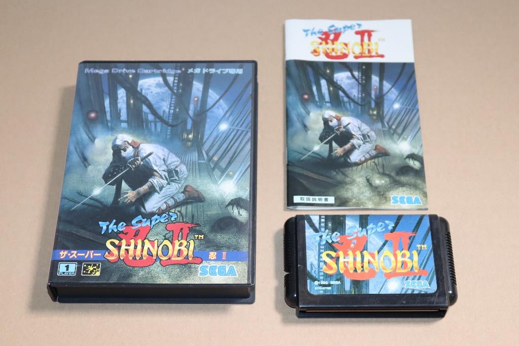 The Super Shinobi II 2 Sega Mega Drive Japan, Avontuur en Actie, 1 speler, Ophalen of Verzenden, Zo goed als nieuw