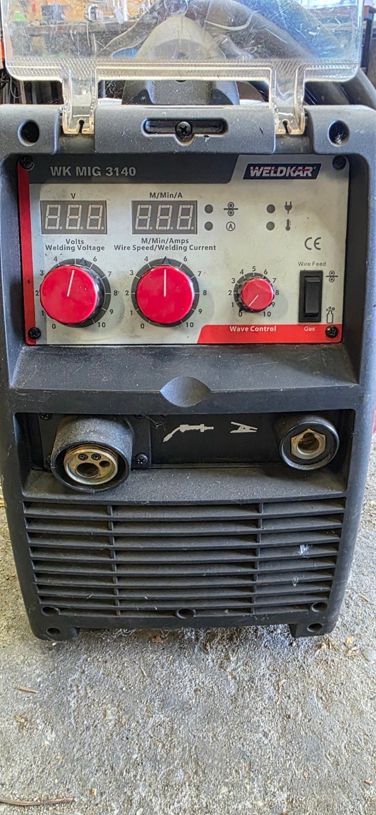 Weldkar WK MIG 3140 Inverter DC MIG/MAG Lasapparaat, Doe-het-zelf en Verbouw, Gereedschap | Lasapparaten, Ophalen, Gebruikt, 250 ampère of meer