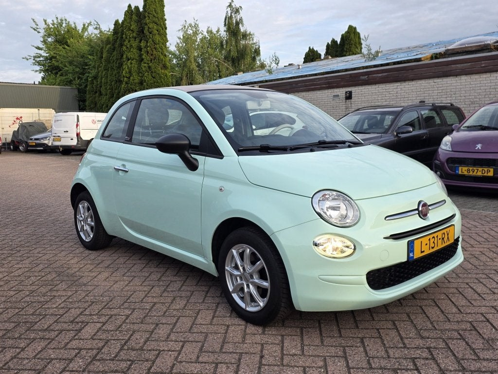 Fiat 500C 0.9 Turbo 82pk Popstar cabrio, Airco. (bj 2018), Auto's, Stof, Gebruikt, Cabriolet, Bedrijf