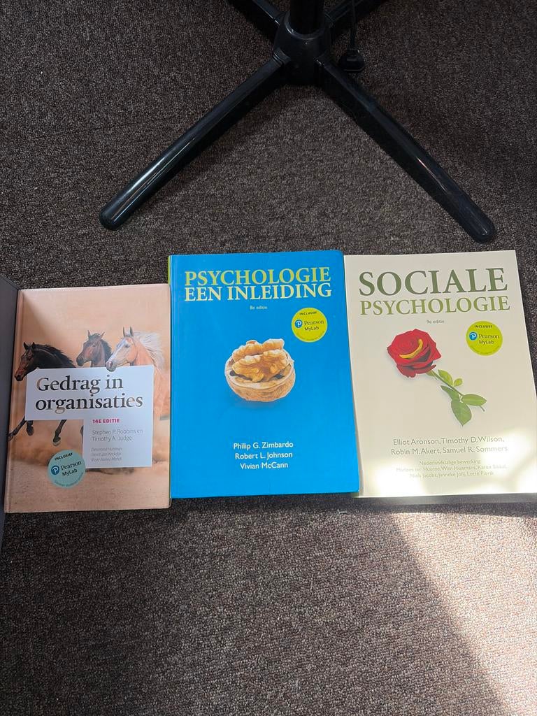 3 HBO studieboeken Toegepaste Psychologie - Nette staat, Ophalen, Zo goed als nieuw, Overige onderwerpen