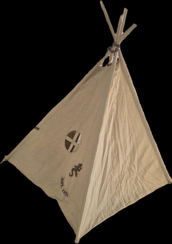 Grote tipi tent, Ophalen, Gebruikt