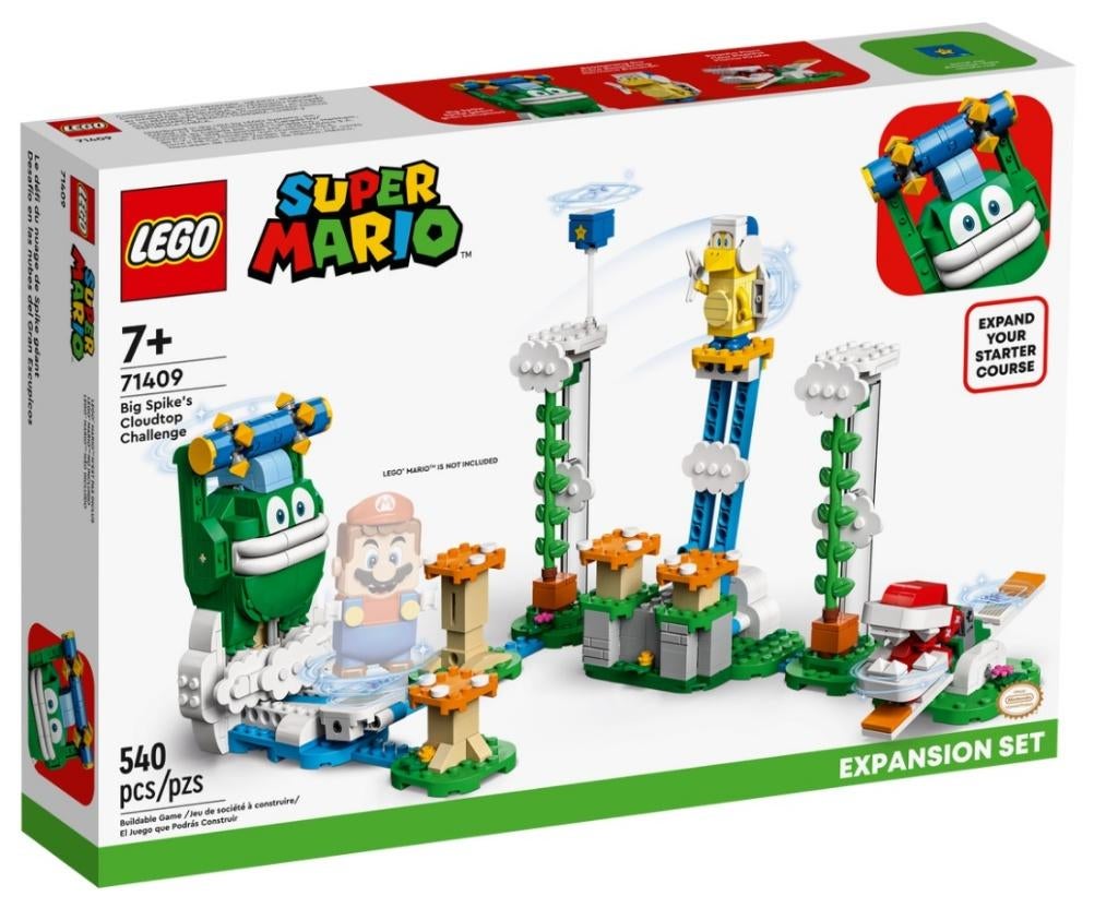 Lego Super Mario 71409 Reuzen-Spikes wolkentop NIEUW, Overige thema's, Lego, Nieuw, Ophalen of Verzenden