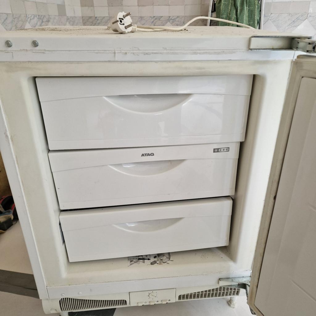 inbouw diepvries, Witgoed en Apparatuur, Ophalen, Gebruikt, Inbouw, Minder dan 60 cm