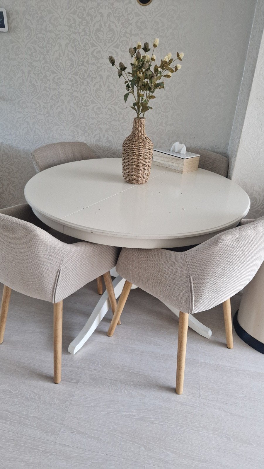 eet tafel, Huis en Inrichting, Ophalen, Gebruikt, Rond, 100 tot 150 cm