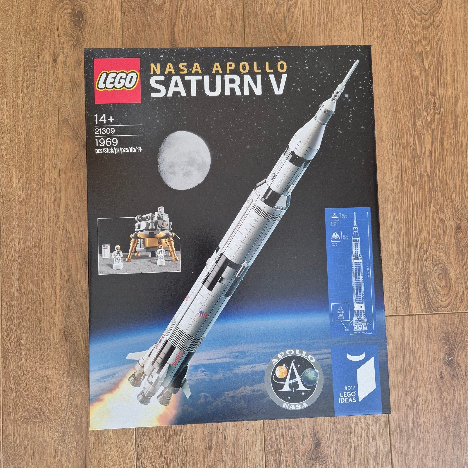 lego ideas 21309 Nasa Apollo Saturn V,  nieuw en ongeopend, Lego, Nieuw, Ophalen of Verzenden, Ideas
