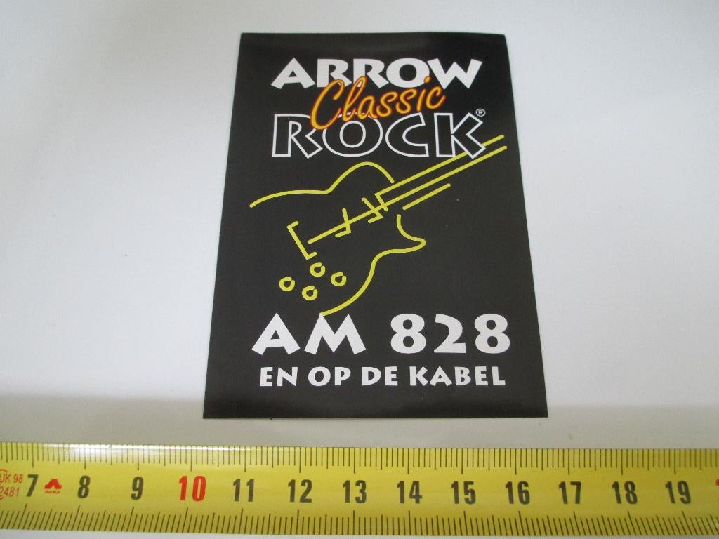 sticker ARROW Classic ROCK AM 828 en op de kabel *, Ophalen, Zo goed als nieuw