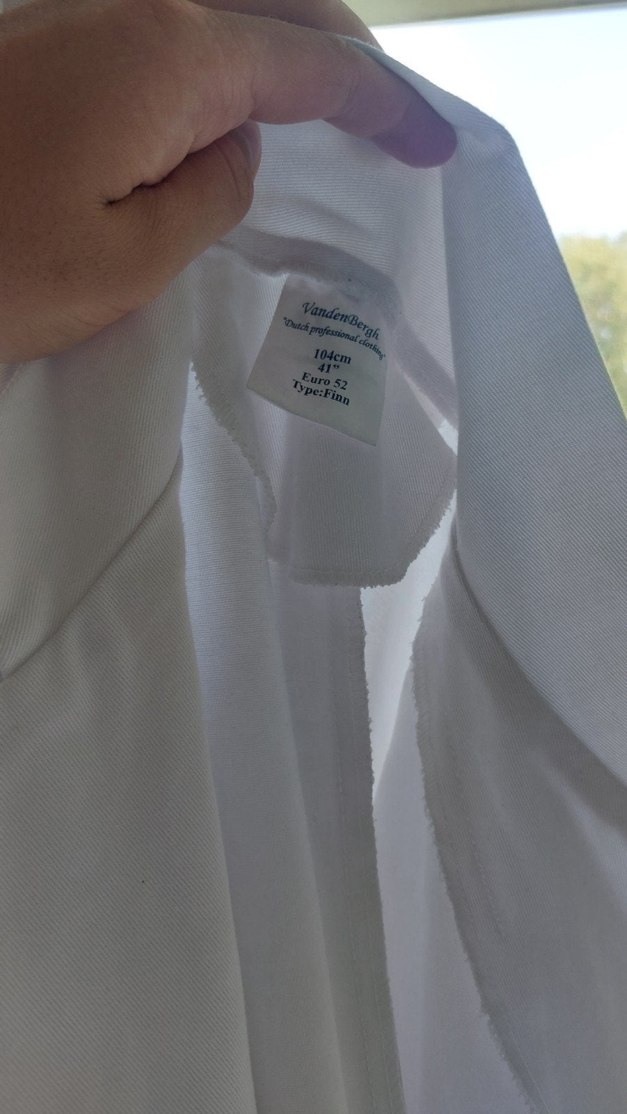 Labjas doktersjas white coat maat L - Vanden-Bergh, maat 52, Ophalen of Verzenden, Nieuw, Vanden-Bergh