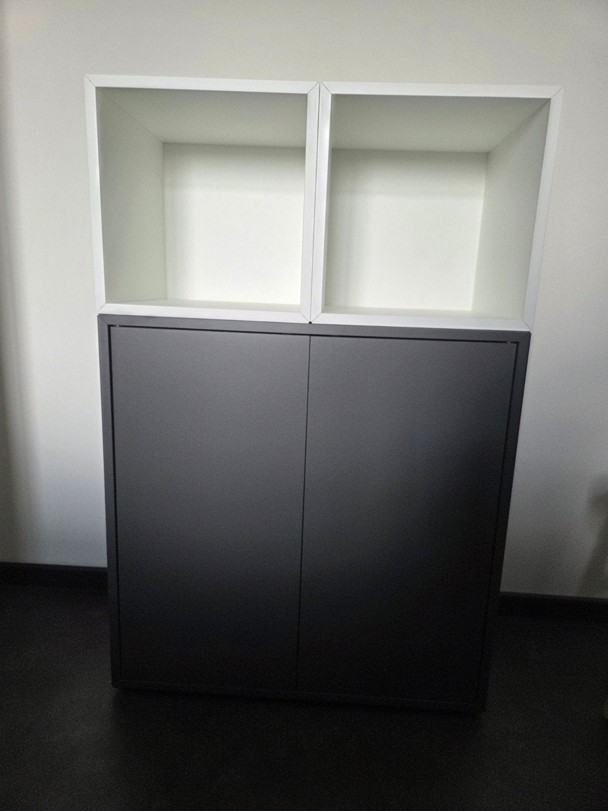 Eket ikea kast met open vakken en deuren, Ophalen, Overige materialen, Met deur(en), 100 tot 150 cm
