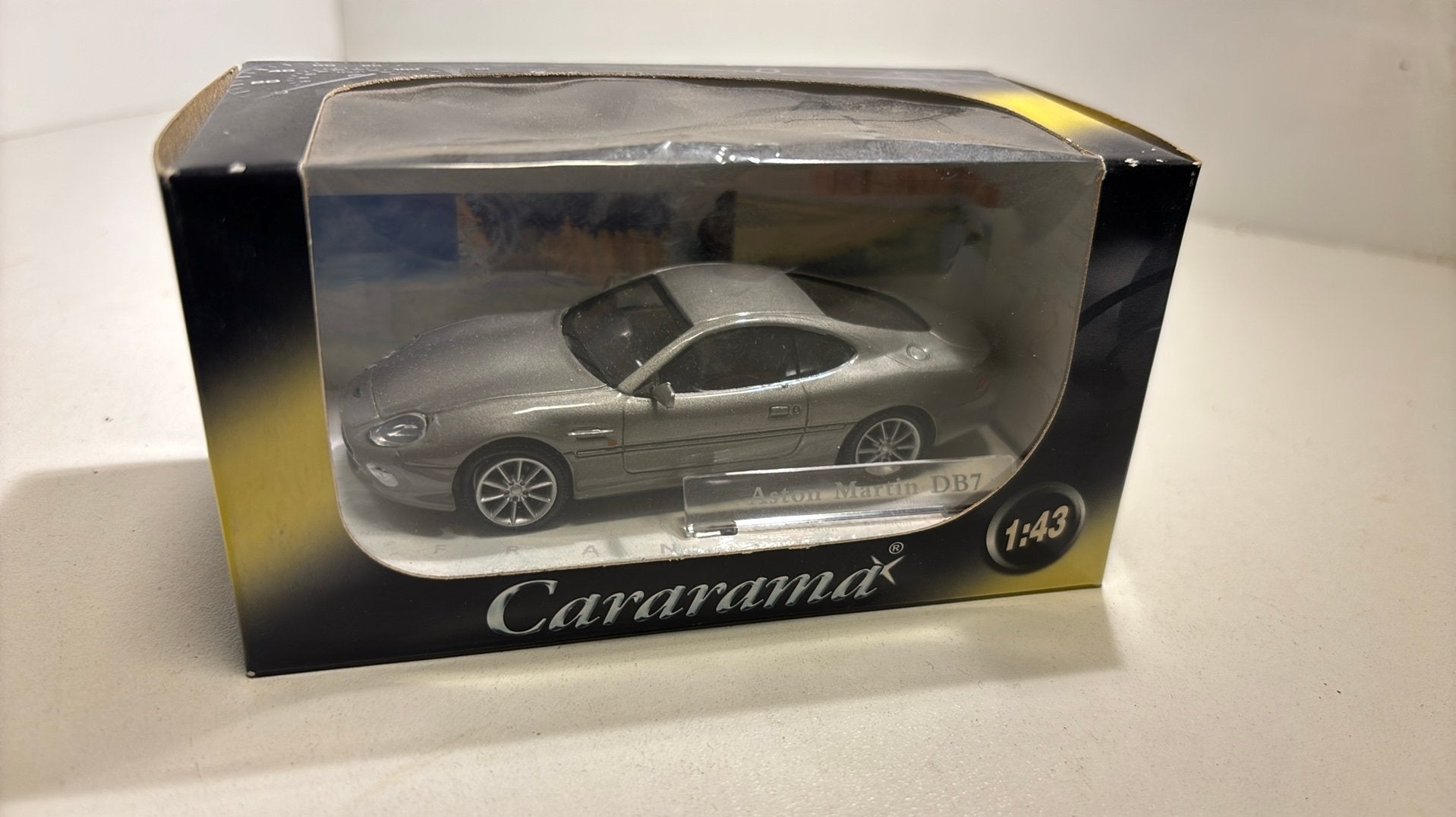 Aston martin db7 cararama 1.43, Overige merken, Auto, Ophalen of Verzenden, A