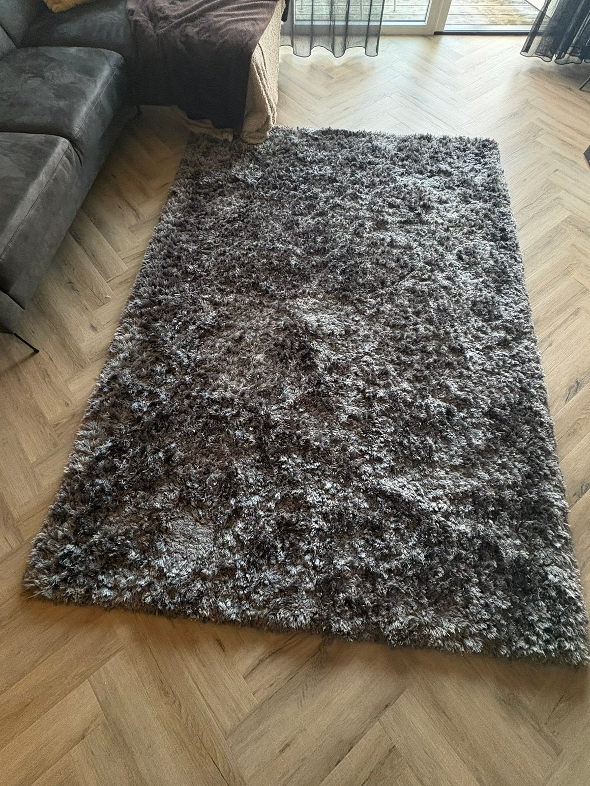 Vloerkleed pronto wonen anthracite, Huis en Inrichting, Stoffering | Tapijten en Kleden, Ophalen, 200 cm of meer, Zo goed als nieuw