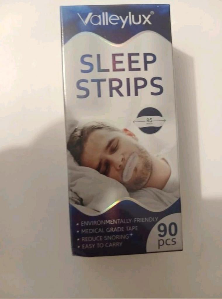 Valleylux Slaapstrips - 90 stuks tegen snurken (7 stuks), Ophalen of Verzenden, Nieuw