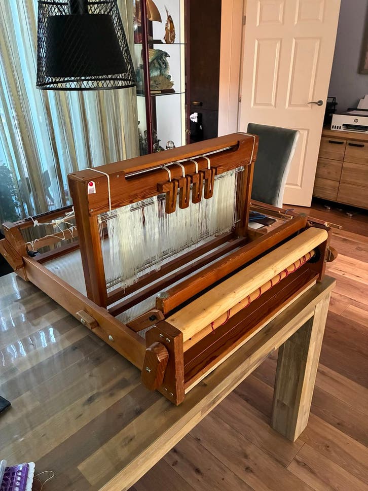 Weefgetouw 60cm 4 schachten met alle toebehoren