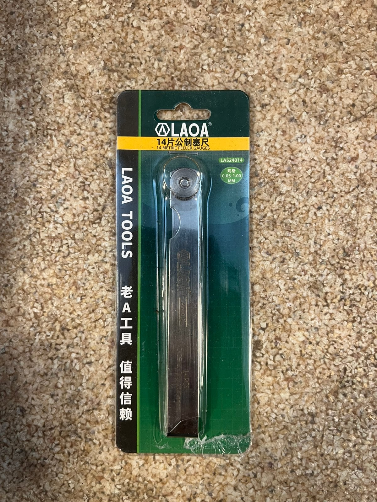 Voelermaat LAOA 0.05-1.00 mm - 14 bladen, Ophalen of Verzenden, Nieuw, Afstand