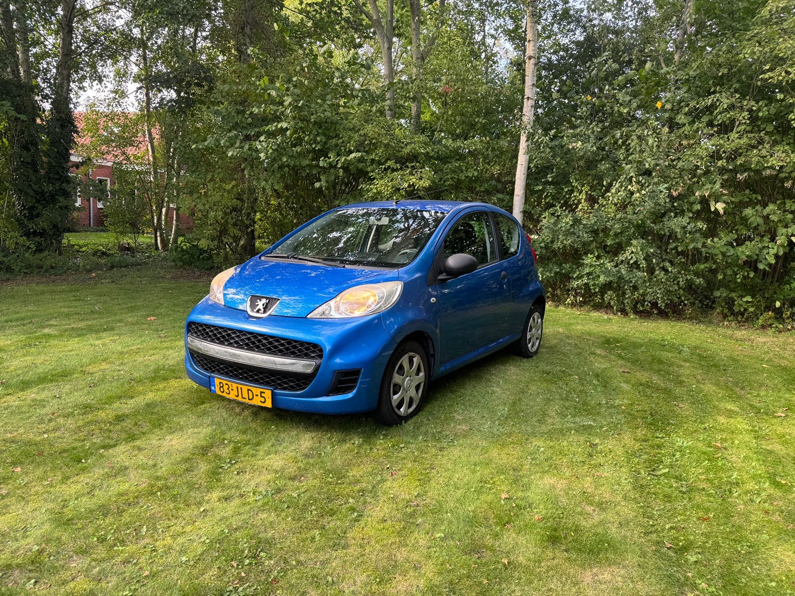 Peugeot 107 1.0 12V 3DR 2009 Blauw, Voorwielaandrijving, Stof, Apple Carplay, 68 pk