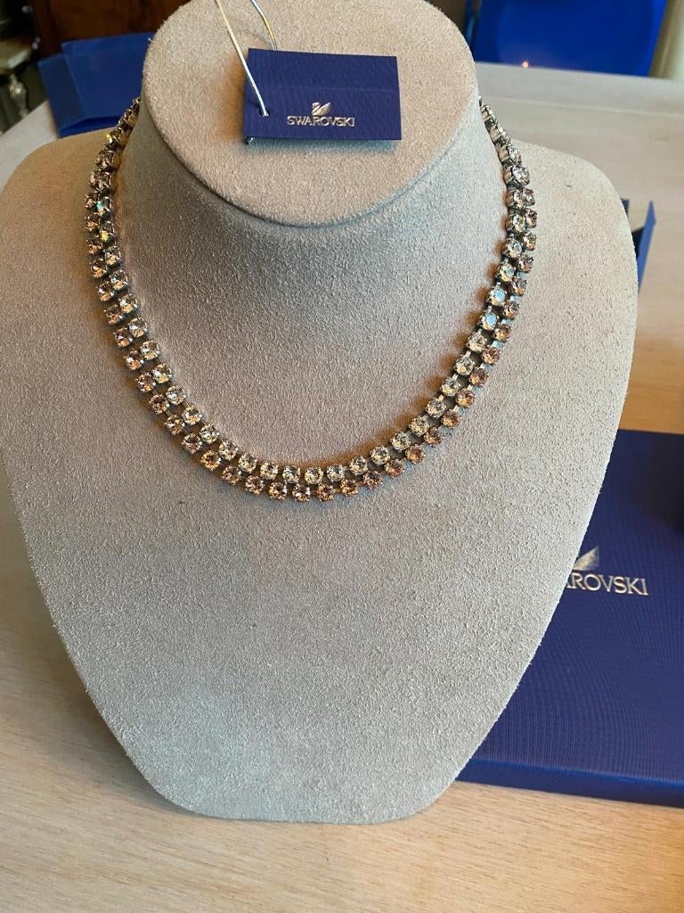 Swarovski collier, Ophalen, Zo goed als nieuw, Overige kleuren, Steen of Mineraal