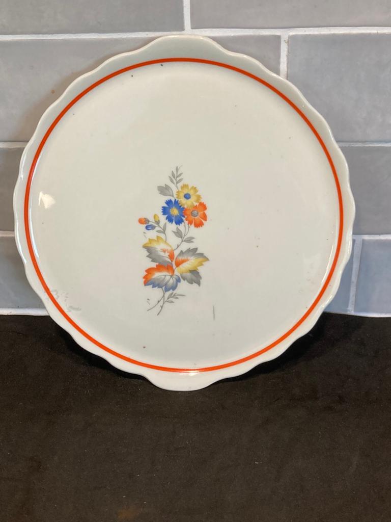 Vintage taartschaaltje (040624), Huis en Inrichting, Keuken | Servies, Ophalen of Verzenden, Glas, Overige stijlen