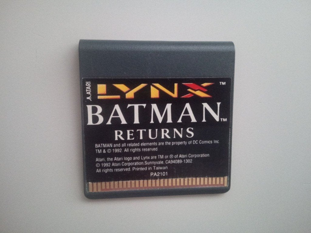 Atari Lynx spel Batman returns,, Spelcomputers en Games, Spelcomputers | Atari, Ophalen of Verzenden, Gebruikt, Zonder controller