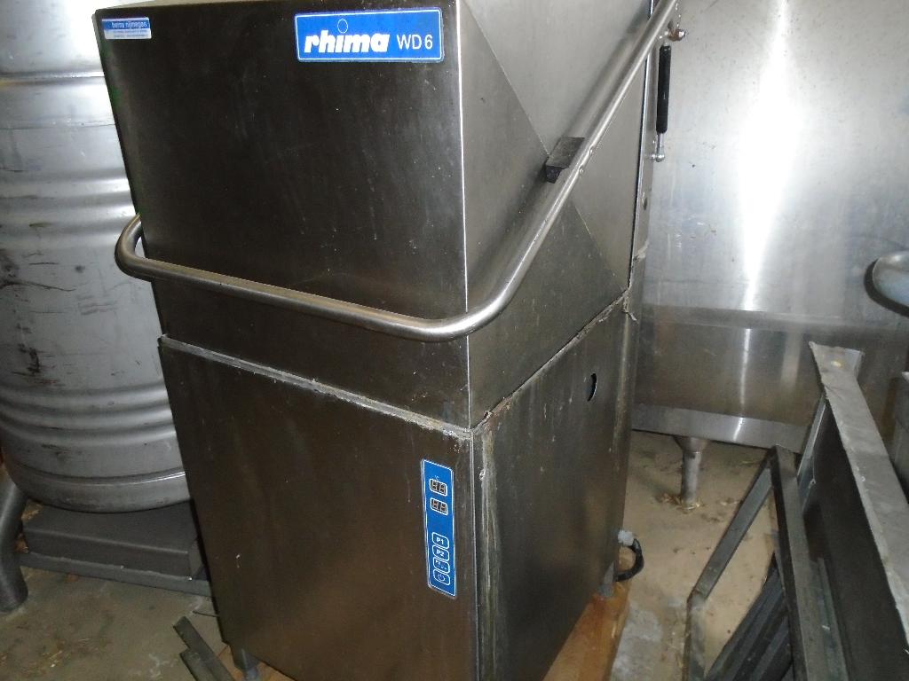 Vaatwasser, vaatwasmachine, vaat wasmachine. Rhima WD6, Ophalen, Gebruikt, 60 cm of meer, Vrijstaand