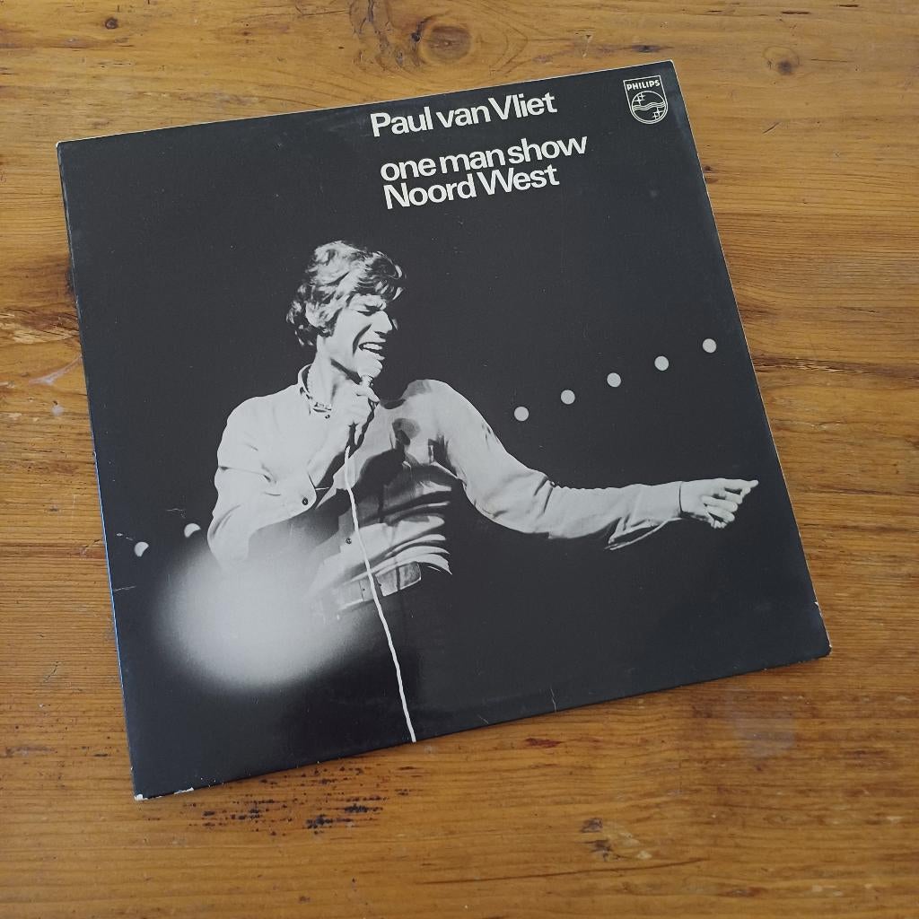 LP Paul van Vliet - One man show Noord West, Cd's en Dvd's, Ophalen of Verzenden, Gebruikt, 12 inch, Levenslied of Smartlap