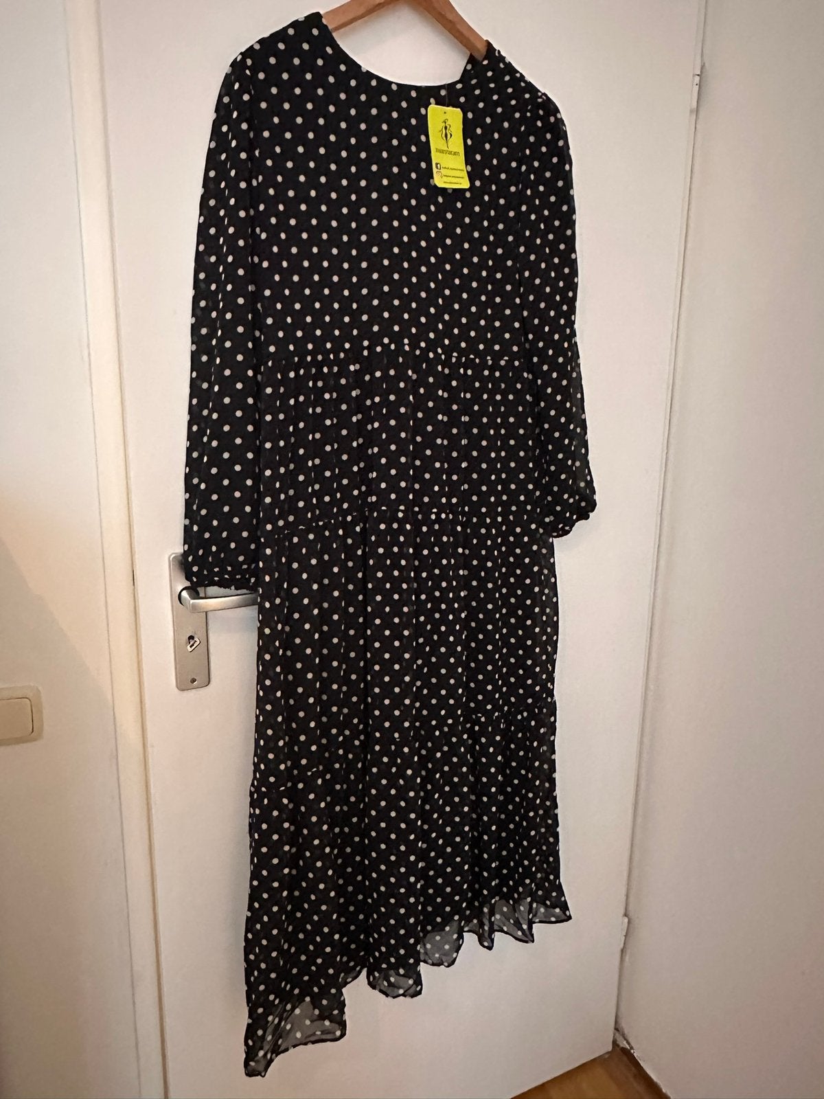 Zomer jurk zwart lang, Kleding | Dames, Ophalen of Verzenden, Zo goed als nieuw, Zwart