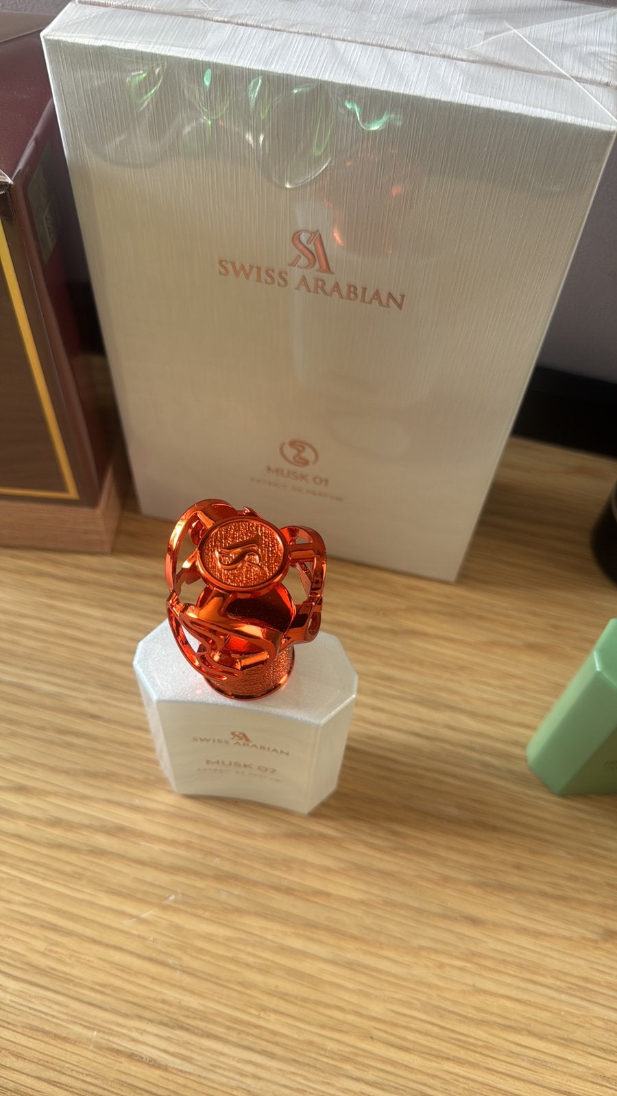 Nieuw in doos Swiss Arabian Musk 07 musk 01 Hawa lattafa, Ophalen, Nieuw