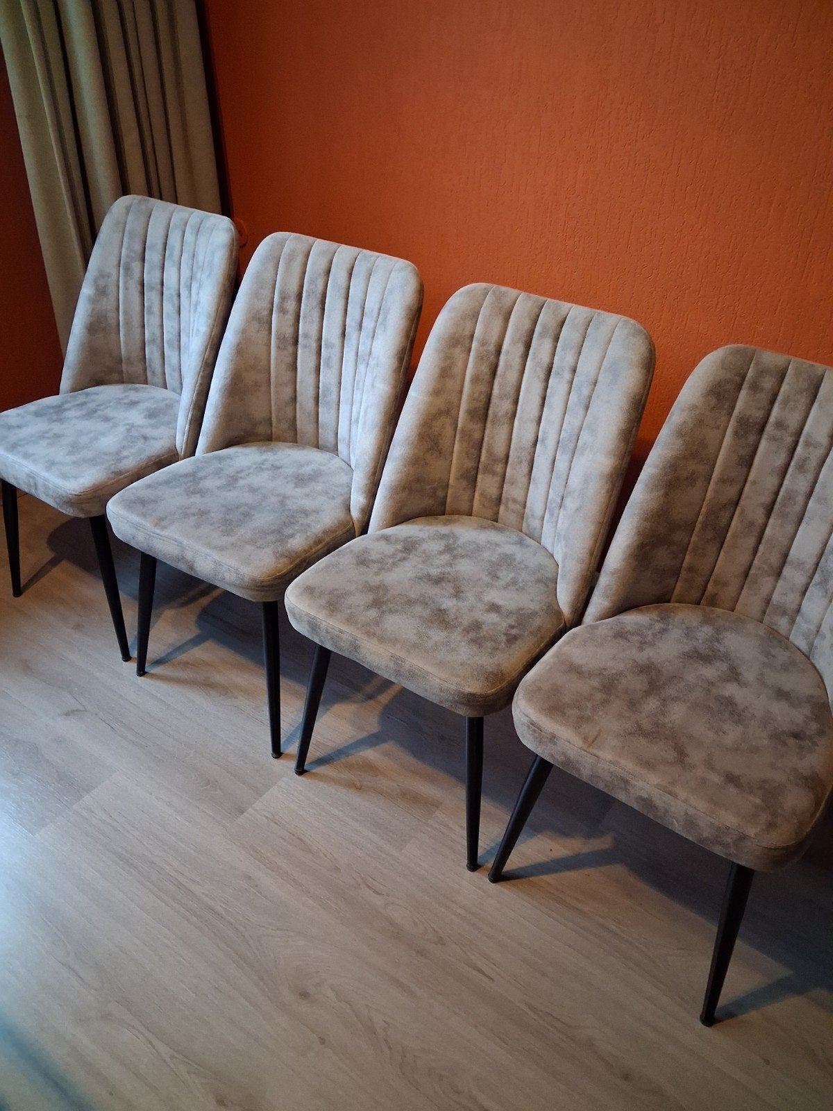 Eethoekstoelen, Huis en Inrichting, Ophalen, Zo goed als nieuw, Grijs