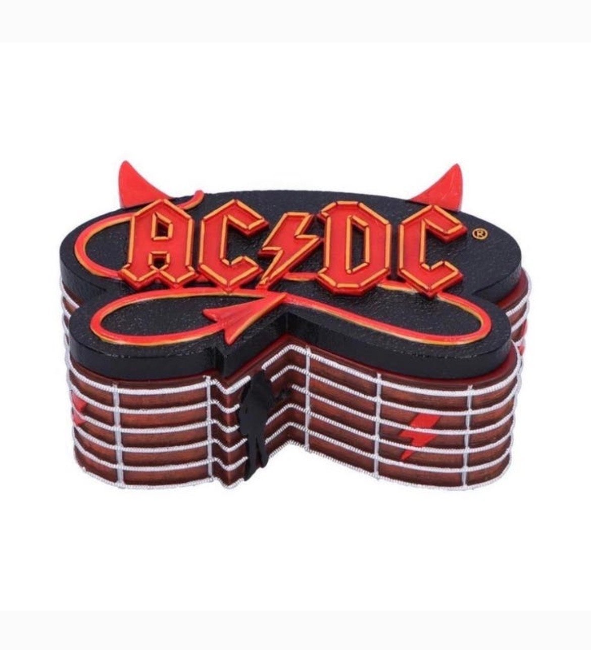 AC/DC Gitaar-geïnspireerde Doos - Officiële Merchandise, Ophalen of Verzenden, Nieuw, Gebruiksvoorwerp