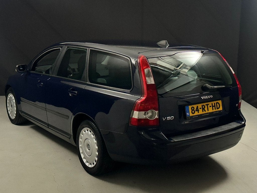 Volvo V50 1.8 *AC*CC* (bj 2005), Auto's, Voorwielaandrijving, 4 cilinders, Blauw, 126 pk