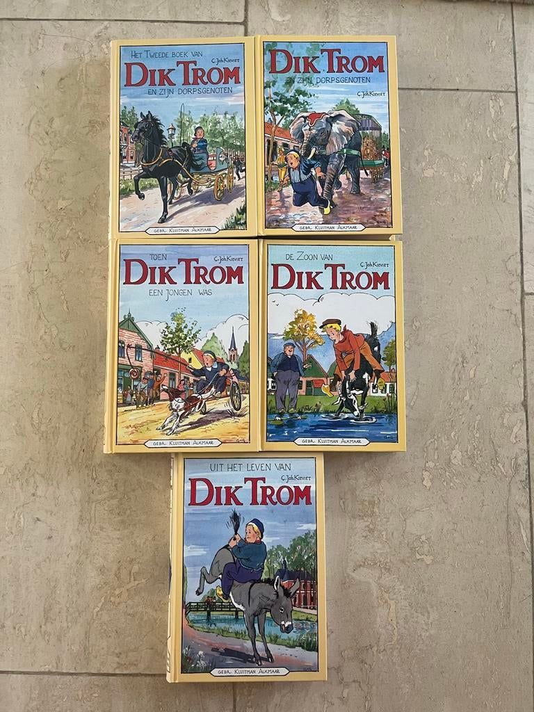 Dik Trom boekenreeks - 5 delen van C. Joh. Kieviet, Boeken, Ophalen of Verzenden, Zo goed als nieuw, Fictie algemeen