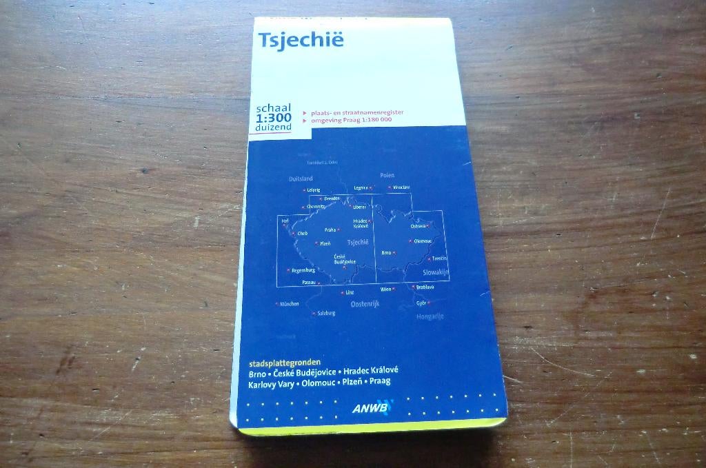 landkaart - Tsjechië - anwb (2009), Gelezen, Ophalen of Verzenden, ANWB, Europa