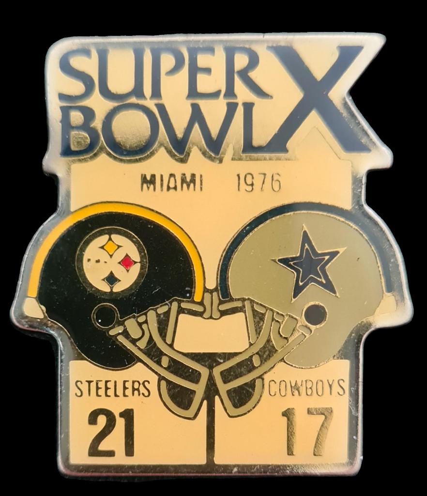 Super Bowl X pin- Miami 1976, Verzamelen, Speldjes, Pins en Buttons, Verzenden, Nieuw, Overige onderwerpen, Speldje of Pin