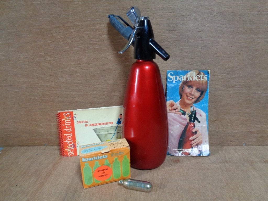 Sparklets seltzer/ sodawater fles/ syphon vintage, Ophalen of Verzenden, Overige typen