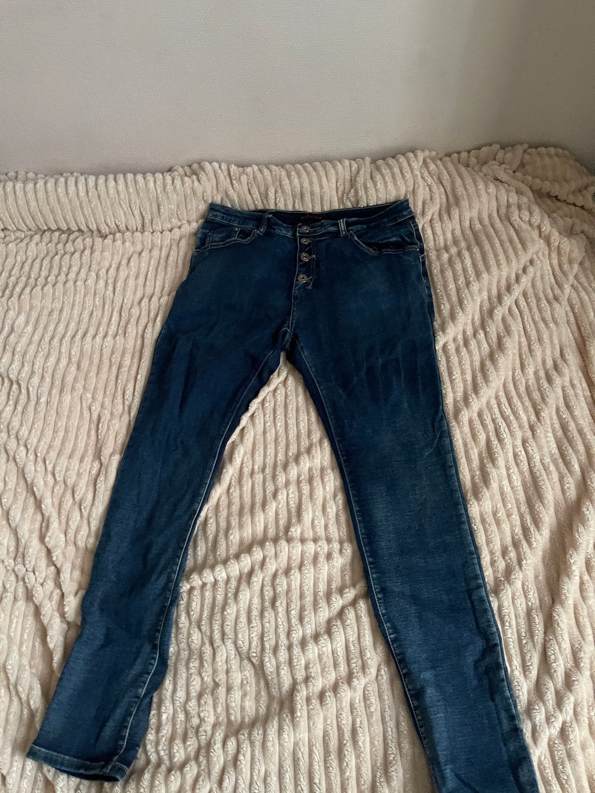 PLAC du JOUR Jeans - Donkerblauwe spijkerbroek, Verzenden, Gedragen, Blauw, Overige jeansmaten