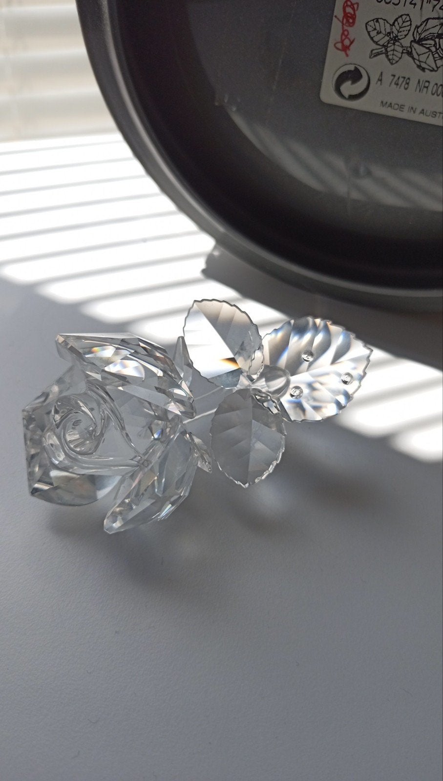 Swarovski roos, Ophalen of Verzenden, Zo goed als nieuw, Figuurtje
