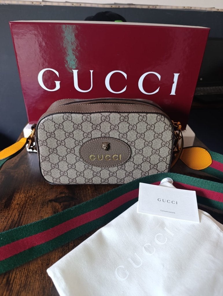 Gucci Bag GG tiger, Sieraden, Tassen en Uiterlijk, Tassen | Damestassen, Ophalen of Verzenden, Nieuw, Zwart, Schoudertasje