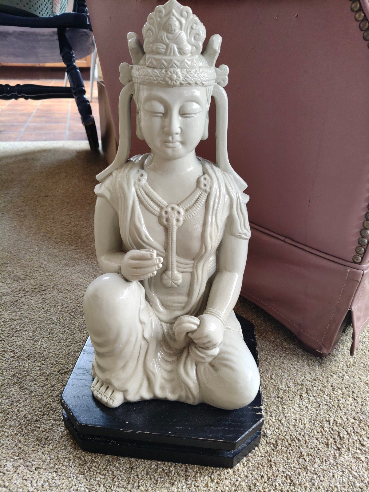 "Vintage Austin Productions", "Guanyin / Kwan Yin" en "jaren, Antiek en Kunst, Kunst | Beelden en Houtsnijwerken, Ophalen of Verzenden