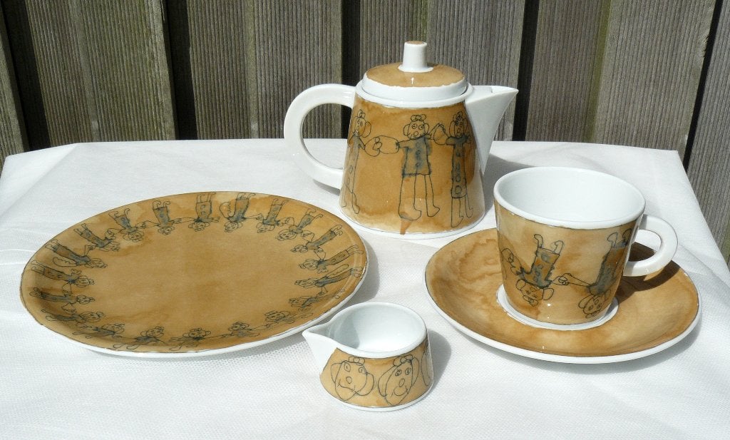 Seltmann Weiden Bavaria Germany kinder ontbijtset, servies., Antiek en Kunst, Ophalen of Verzenden