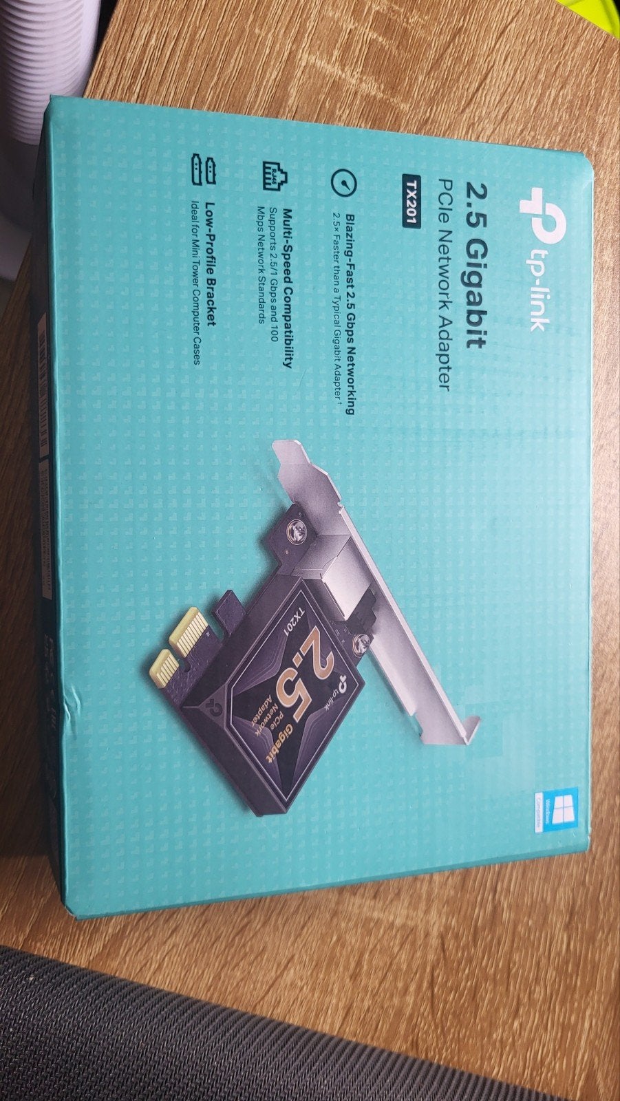 TP-Link TX201 2.5 Gigabit PCIe Netwerkadapter, Computers en Software, Netwerkkaarten, Ophalen, Nieuw, Intern, TP-Link