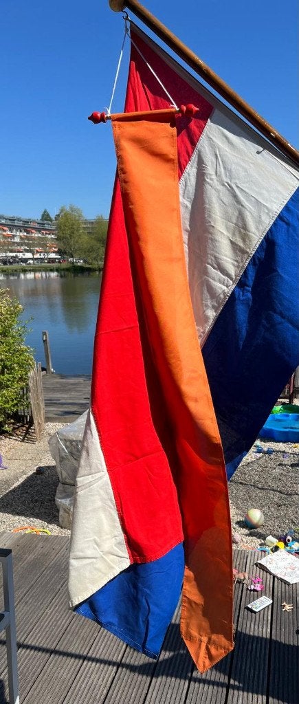 Oranje wimpel vaan vaandel banier, Ophalen of Verzenden, Zo goed als nieuw