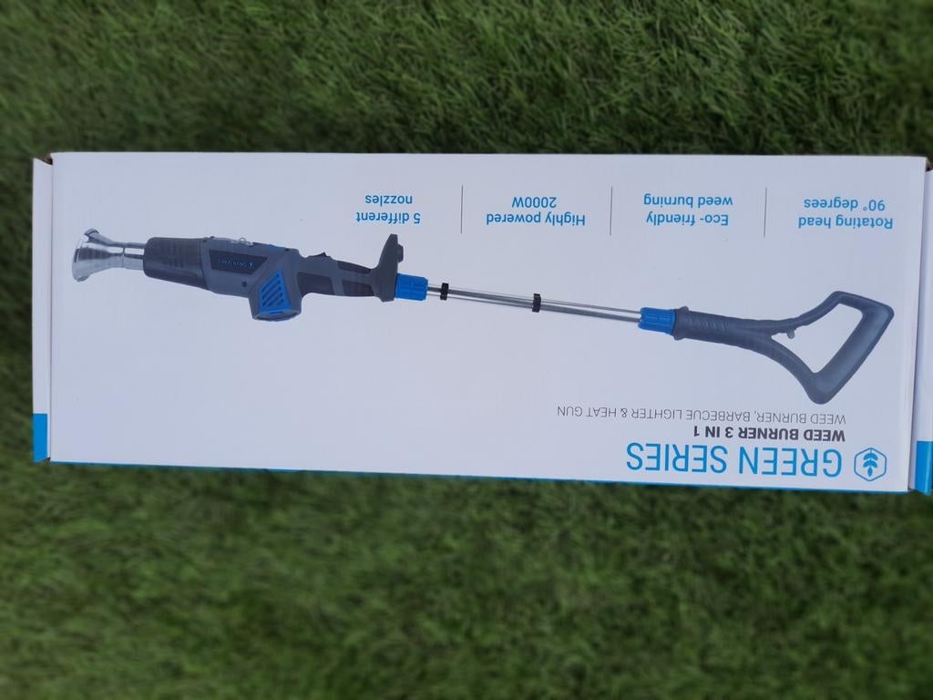 Nieuwe onkruidbrander 3-in-1 - 2000W met 5 mondstukken, Ophalen of Verzenden