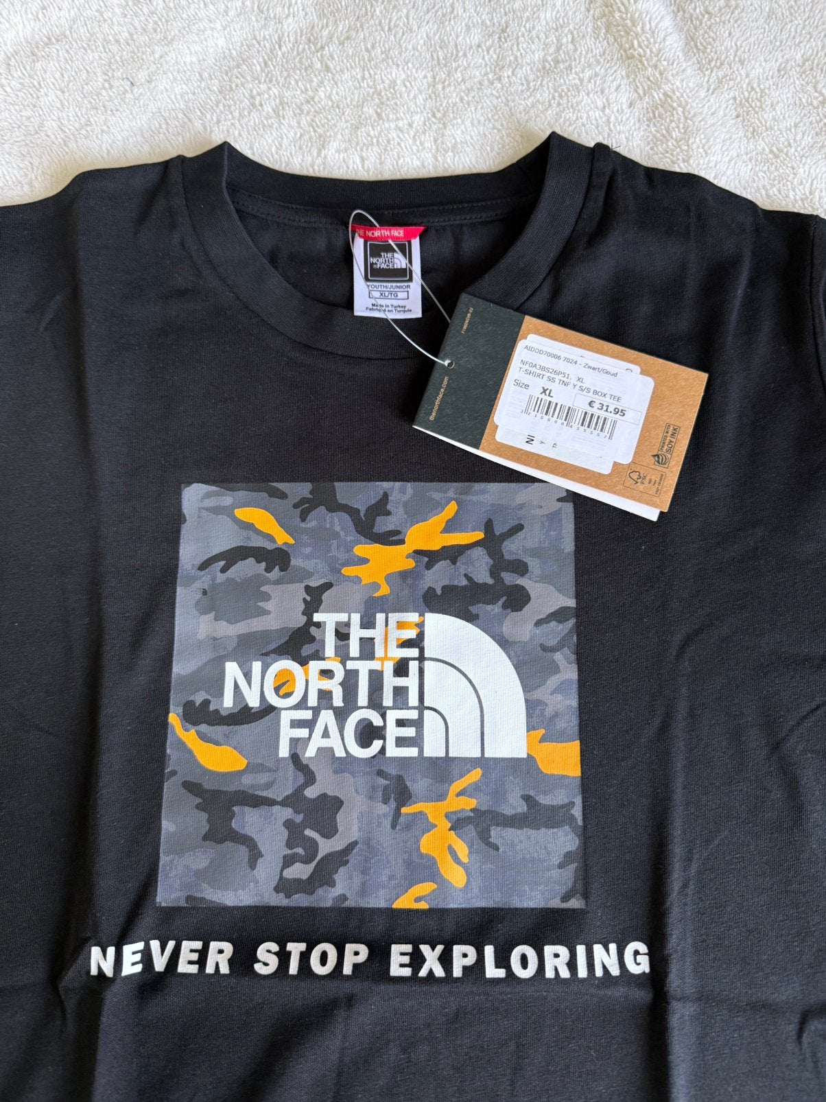 T-shirt jongens Merk The North Face Maat 170 Nieuw, Ophalen of Verzenden, Nieuw, Jongen, Shirt of Longsleeve