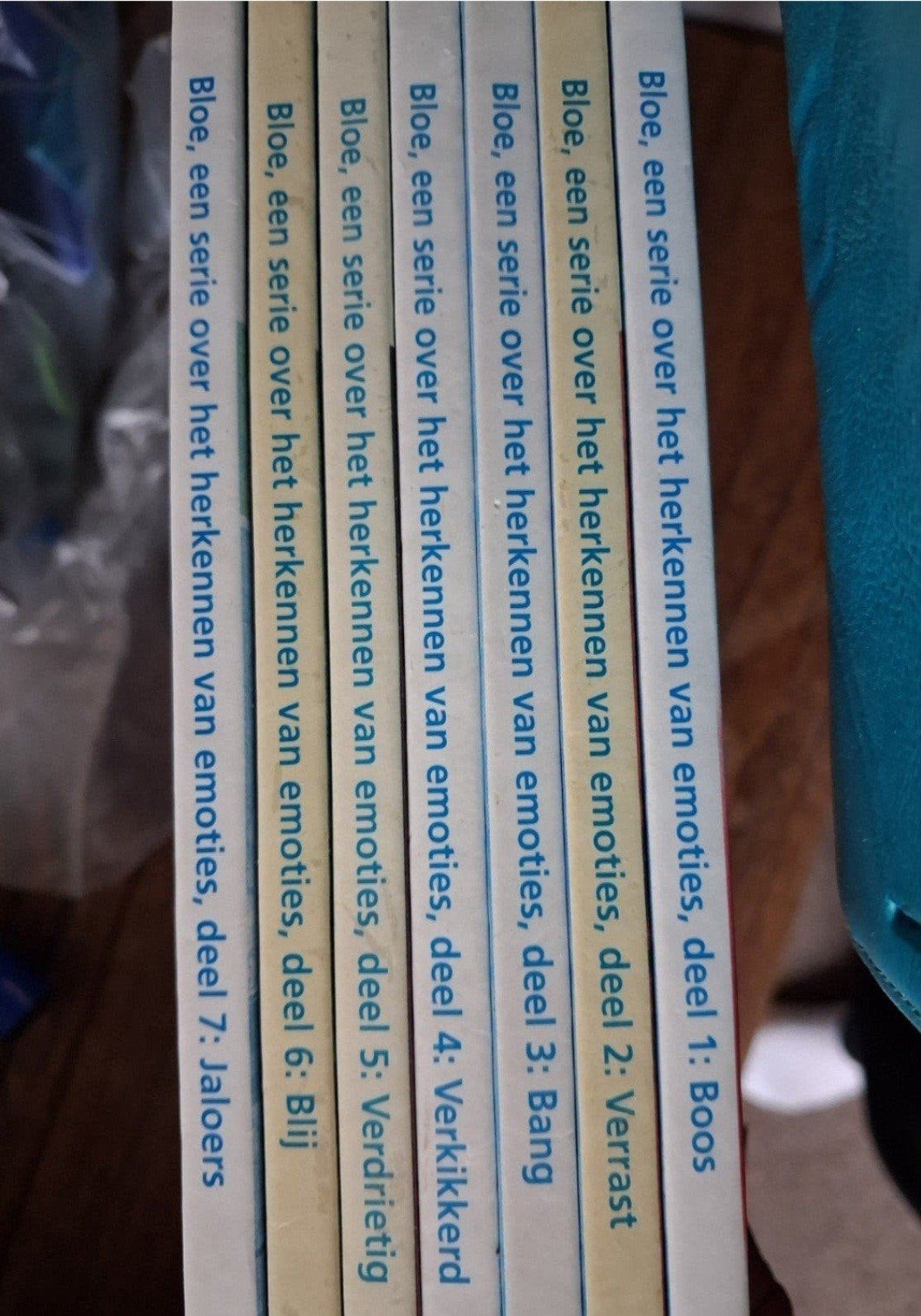 7 Bloe boeken: Omgaan met emoties voor jonge kinderen, Ophalen of Verzenden, Gelezen, Marian van Gog, Richard Feld, Non-fictie