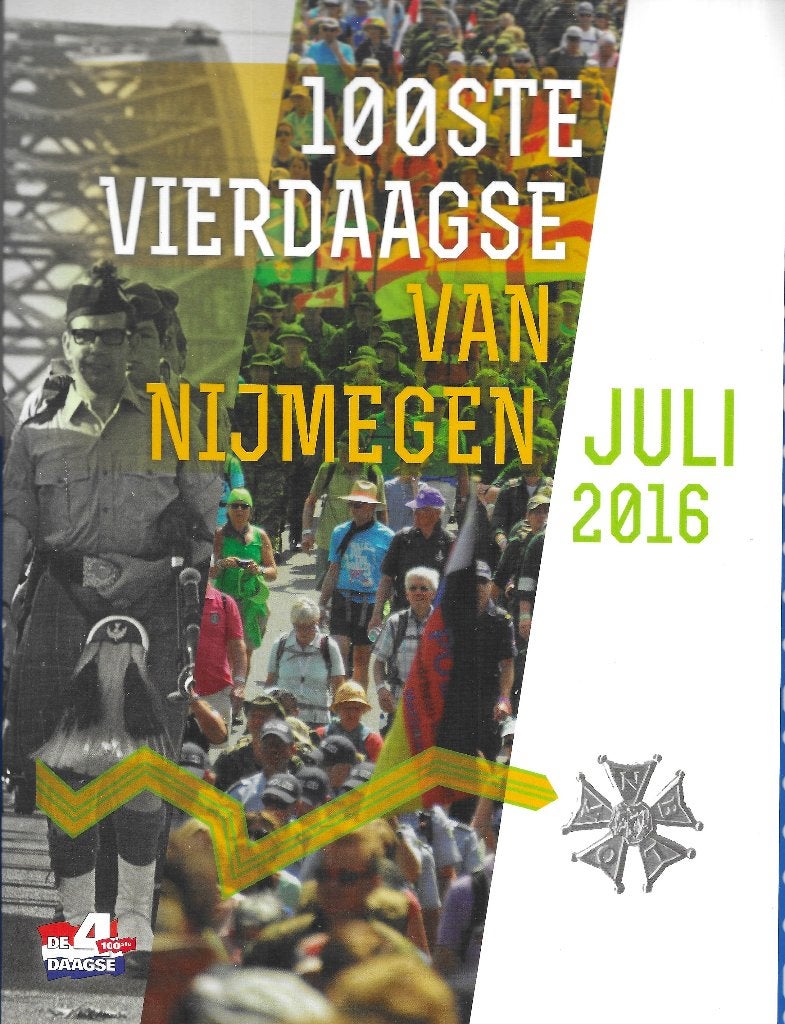 Pers. Postzegelserie 100ste Vierdaagse van Nijmegen - 2016, Postzegels en Munten, Verzenden, Na 1940, Postfris
