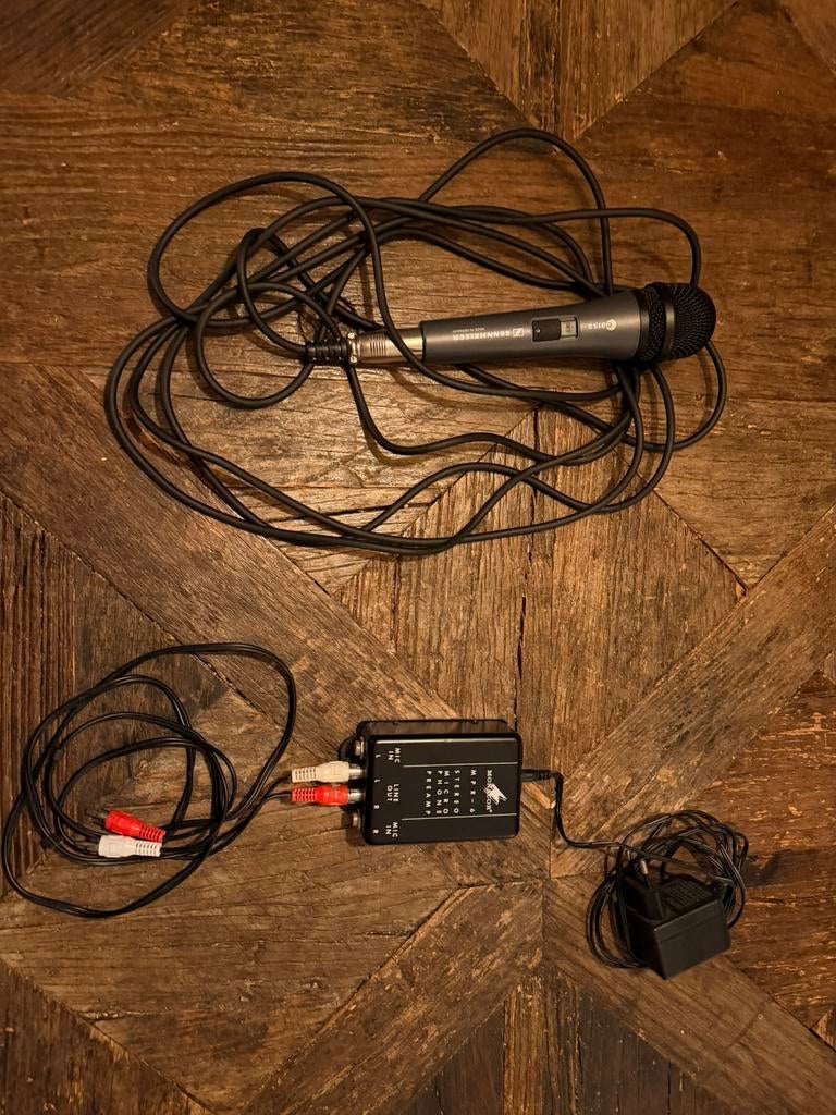 Microfoon  sennheiser, Ophalen, Zo goed als nieuw, Minder dan 2 meter, Overige kabels