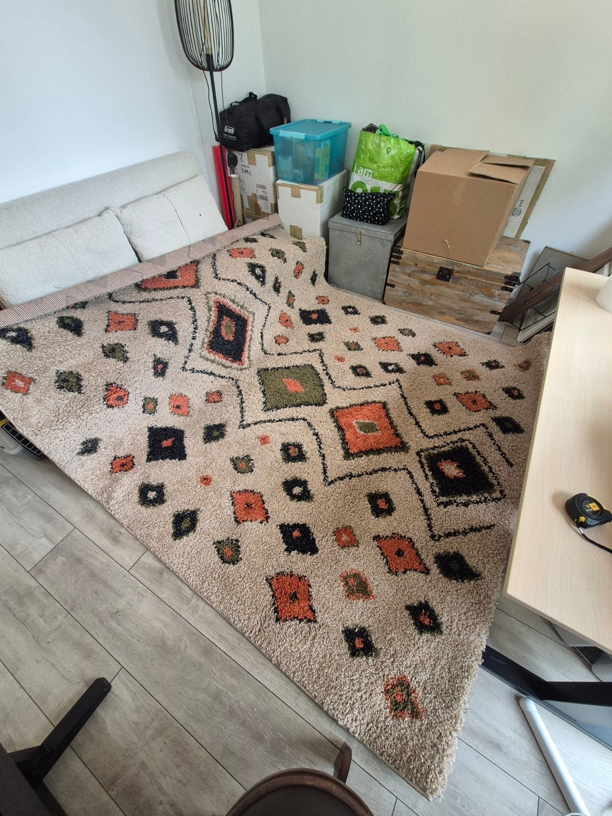 Prachtig vrolijk zacht tapijt, 250x200, Ophalen, Gebruikt, 150 tot 200 cm, 200 cm of meer