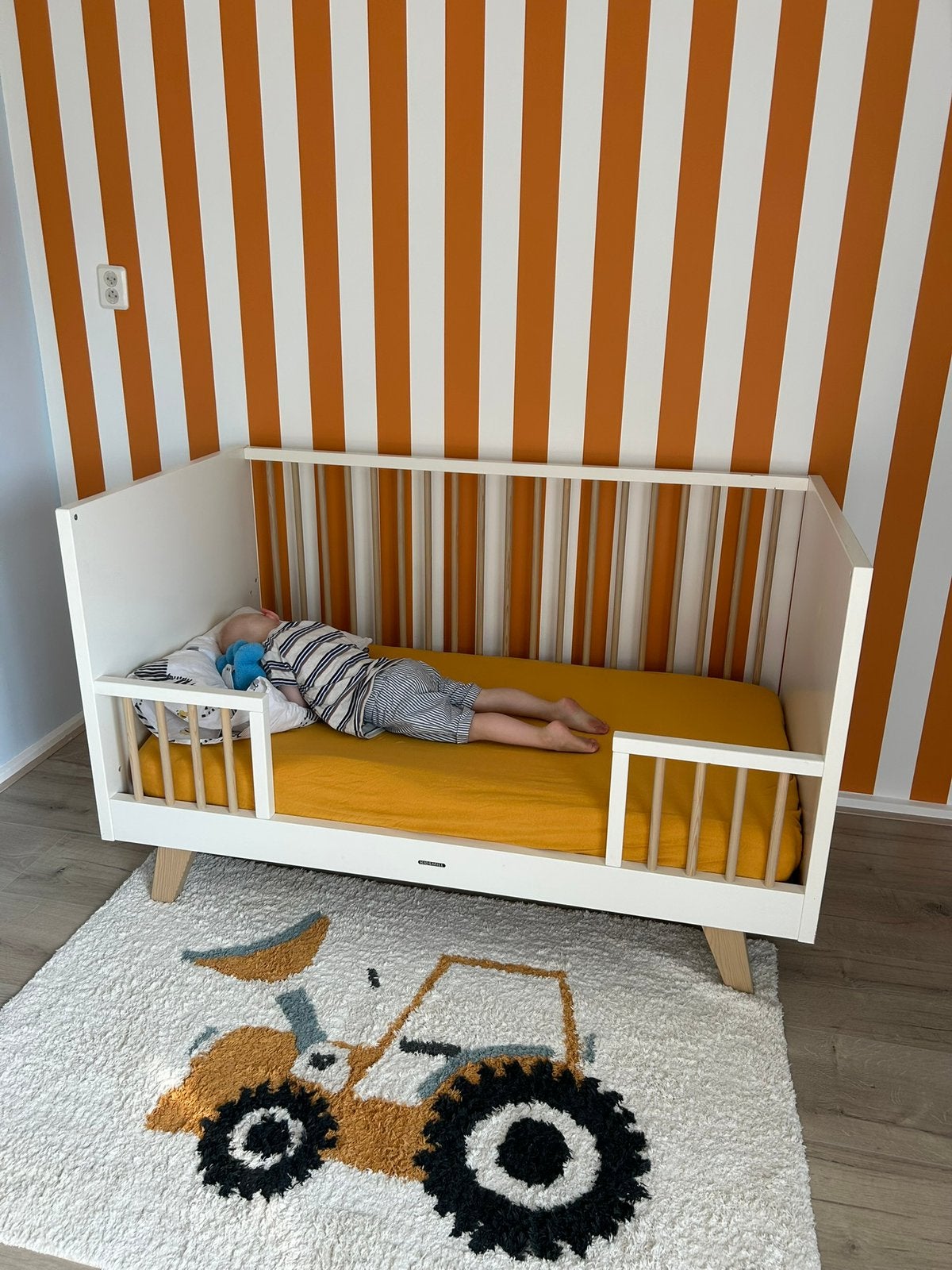 Kidsmill peuterbed 70x140, Ophalen, 70 tot 85 cm, 140 tot 160 cm, Zo goed als nieuw