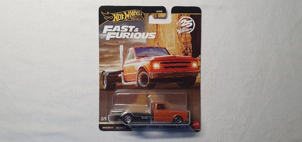 Hot Wheels Premium Fast & Furious 1967 Chevy C-10 Custom, Ophalen of Verzenden, Nieuw, Auto