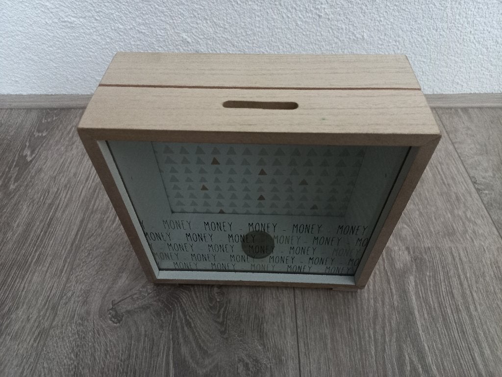 Spaar geldkist, Ophalen, Nieuw, Hout, Overige thema's